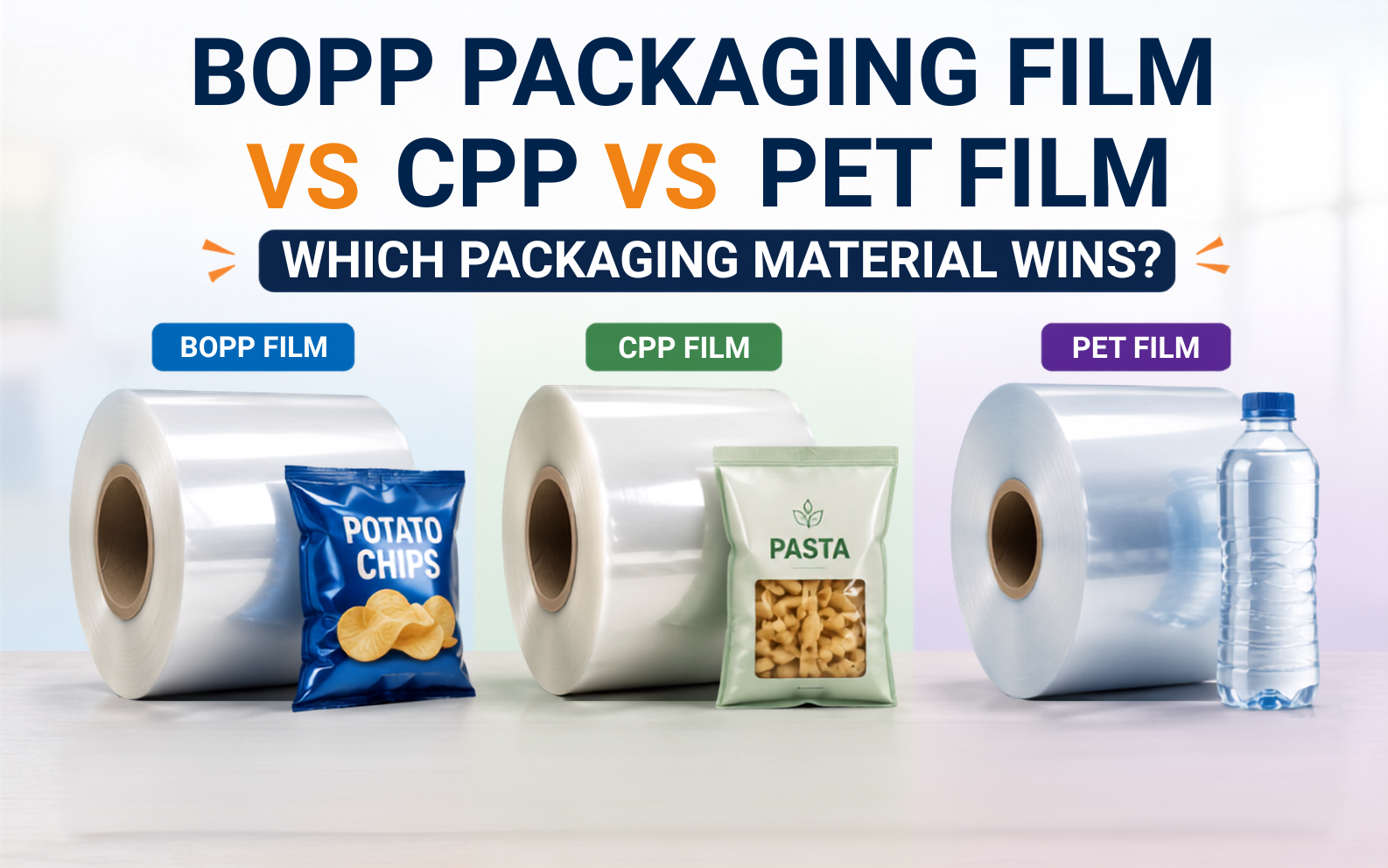 bopp film vs cpp vs pet